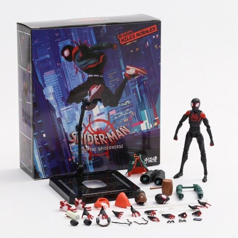 6'' Spider-Man Into The Spider-Verse Miles Action Figure SV-Action New In Box