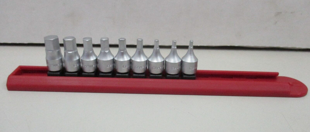 Gearwrench 9 pc SAE Stubby Hex Bit Driver Set