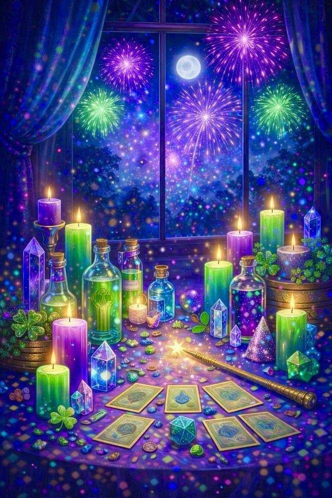 NEW YEARS BLESSING DONE TODAY $7.77