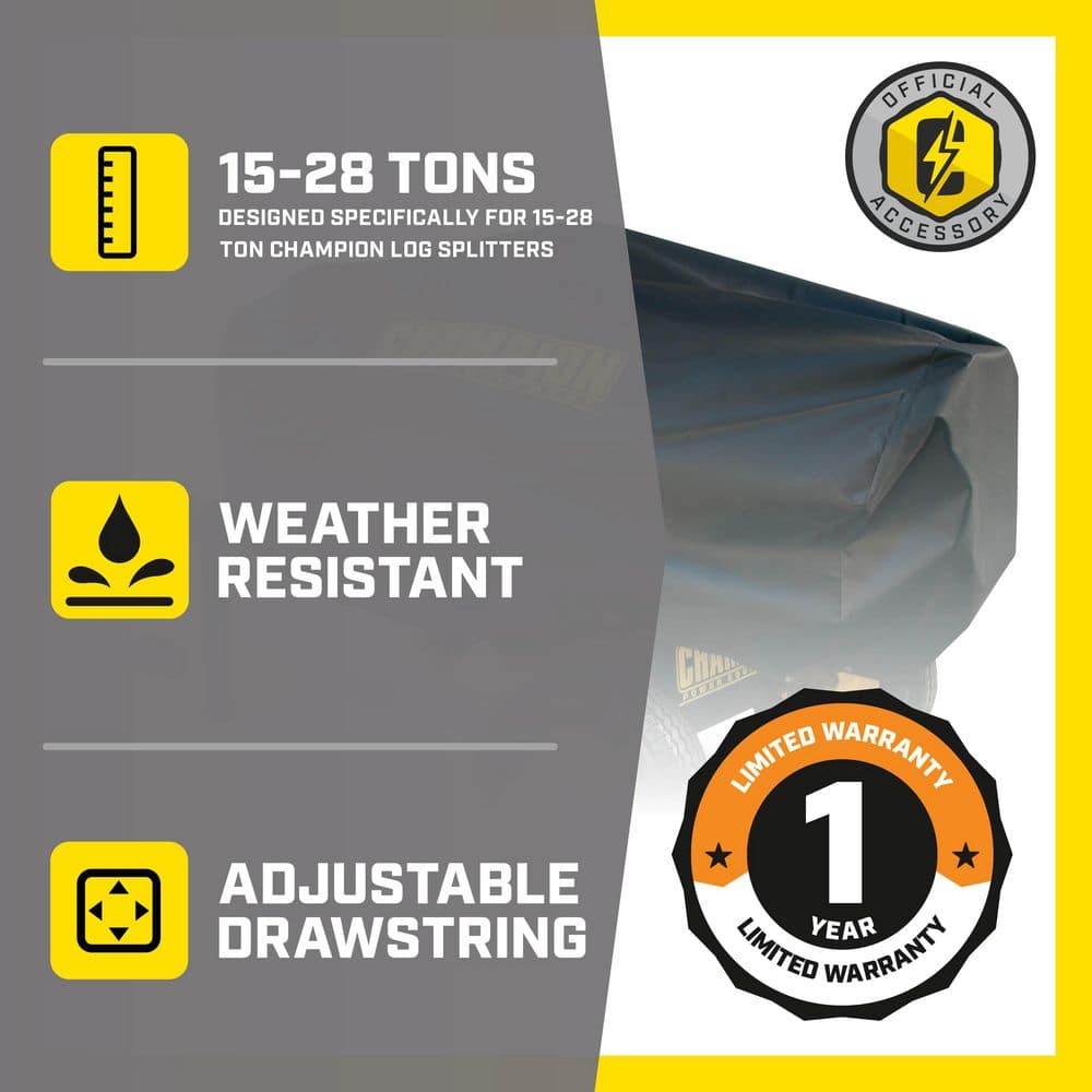 Weather-Resistant Storage Cover for 15-27-Ton Log Splitters