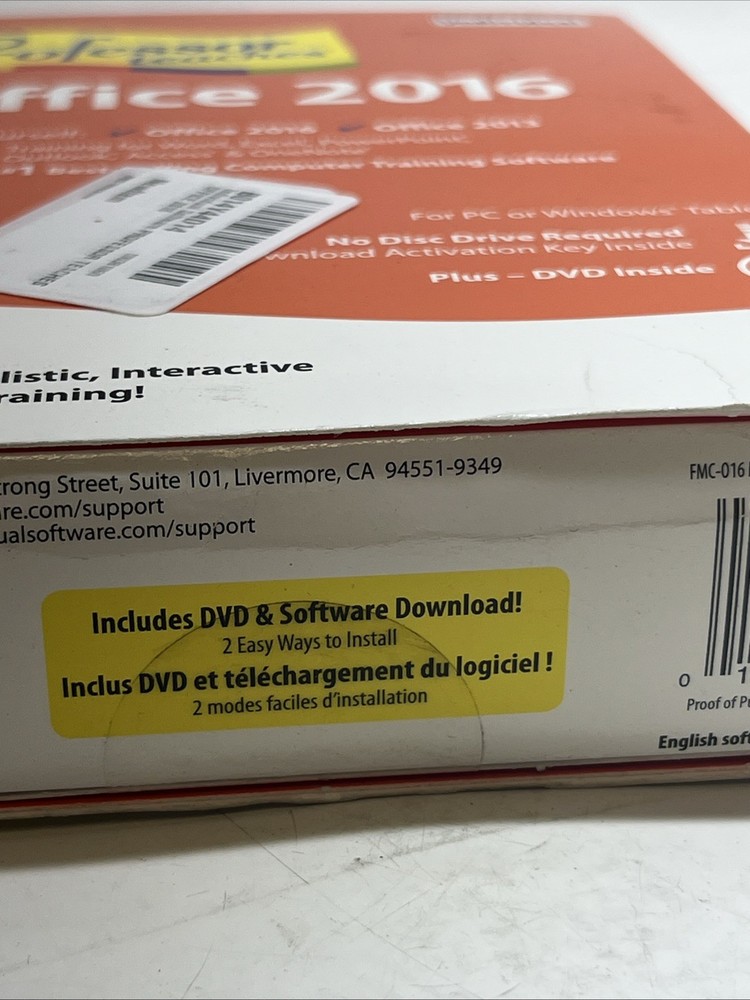 Individual Software Professor Teaches Office 2016