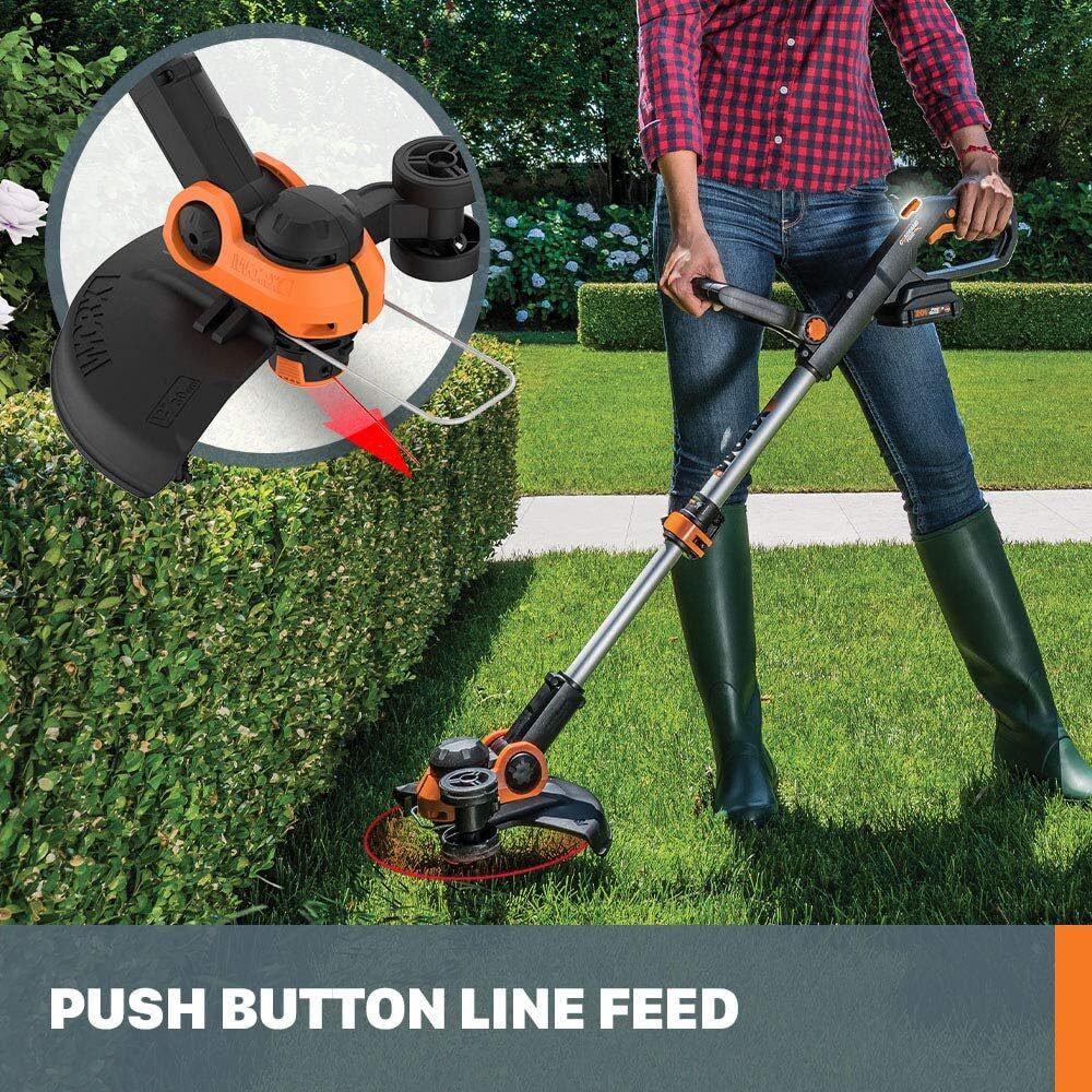 String Trimmer Cordless GT3.0 20V Powershare 12" Edger & Weed Trimmer (2 Batteri