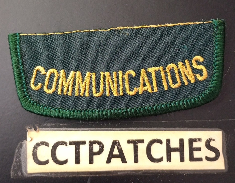 GEORGIA SHERIFF COMMUNICATIONS TAB SHOULDER PATCH GA