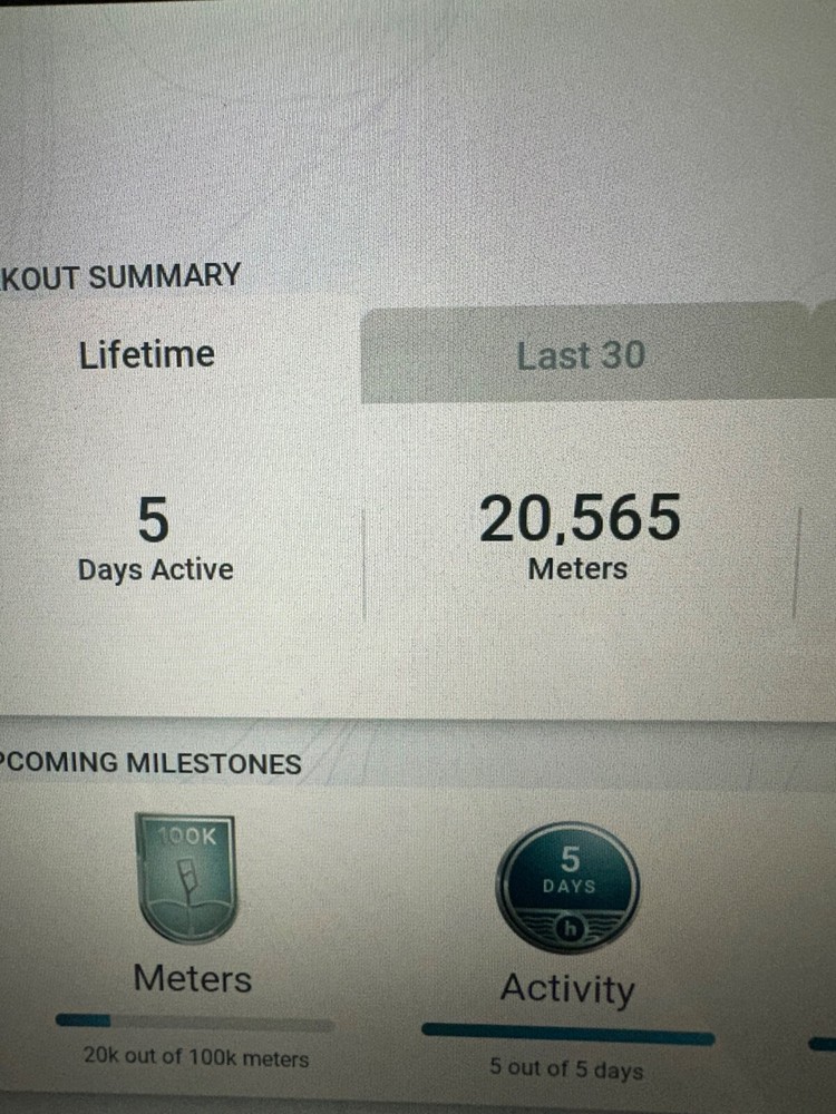 Hydrow Pro Rowing Machine - Excellent Condition & Low Meter usage