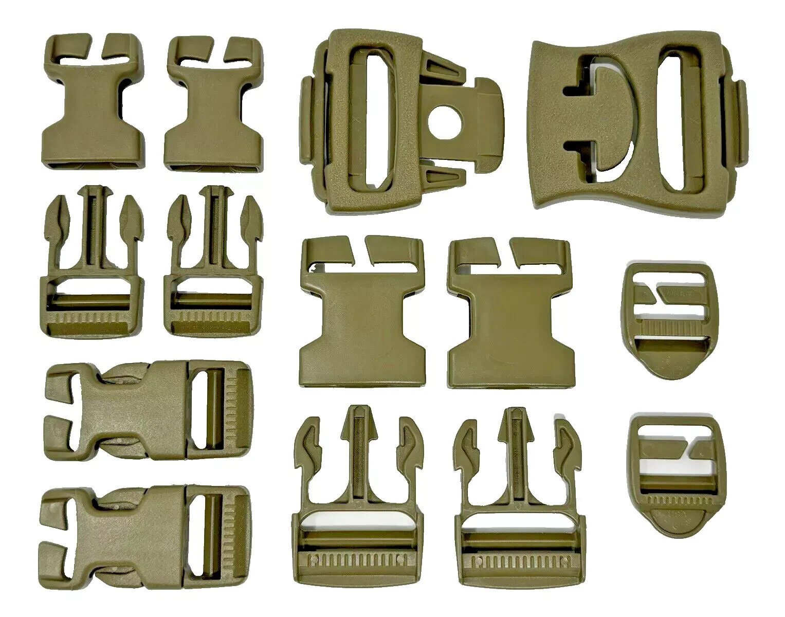 USGI ITW Nexus Replacement Buckle Set Tan "NEW"