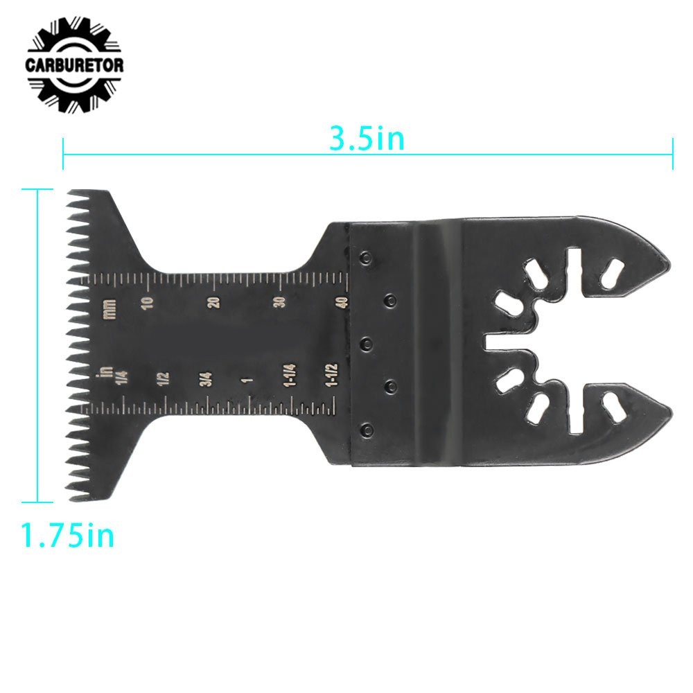 New 60 Pack Oscillating Multitool Quick Release Saw Blades Kit For Cut Plastic