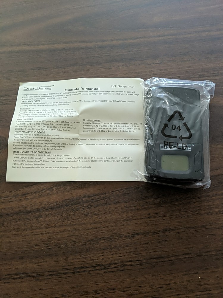 Digi Weigh Digital Pocket Scale