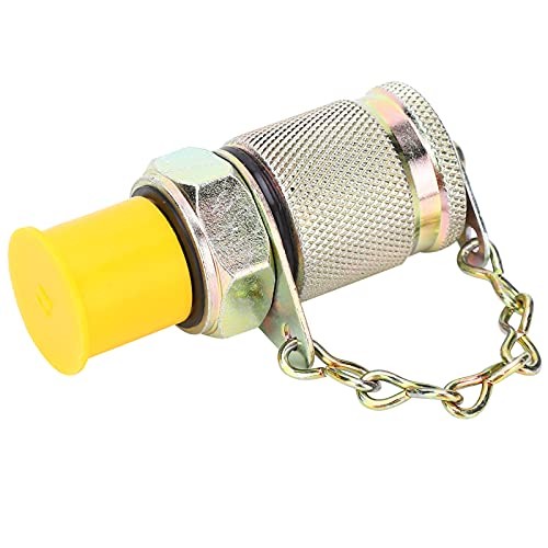 2Pcs Hydraulic Pressure Test Coupling Kit, High Pressure Hose Fitting