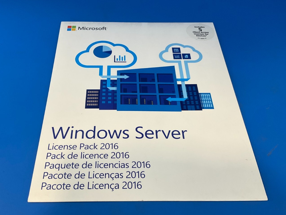 Microsoft Windows Server 2016 5 CAL R18-04933 CG0TY✅❤️️✅❤️️ NEW! SEALED!
