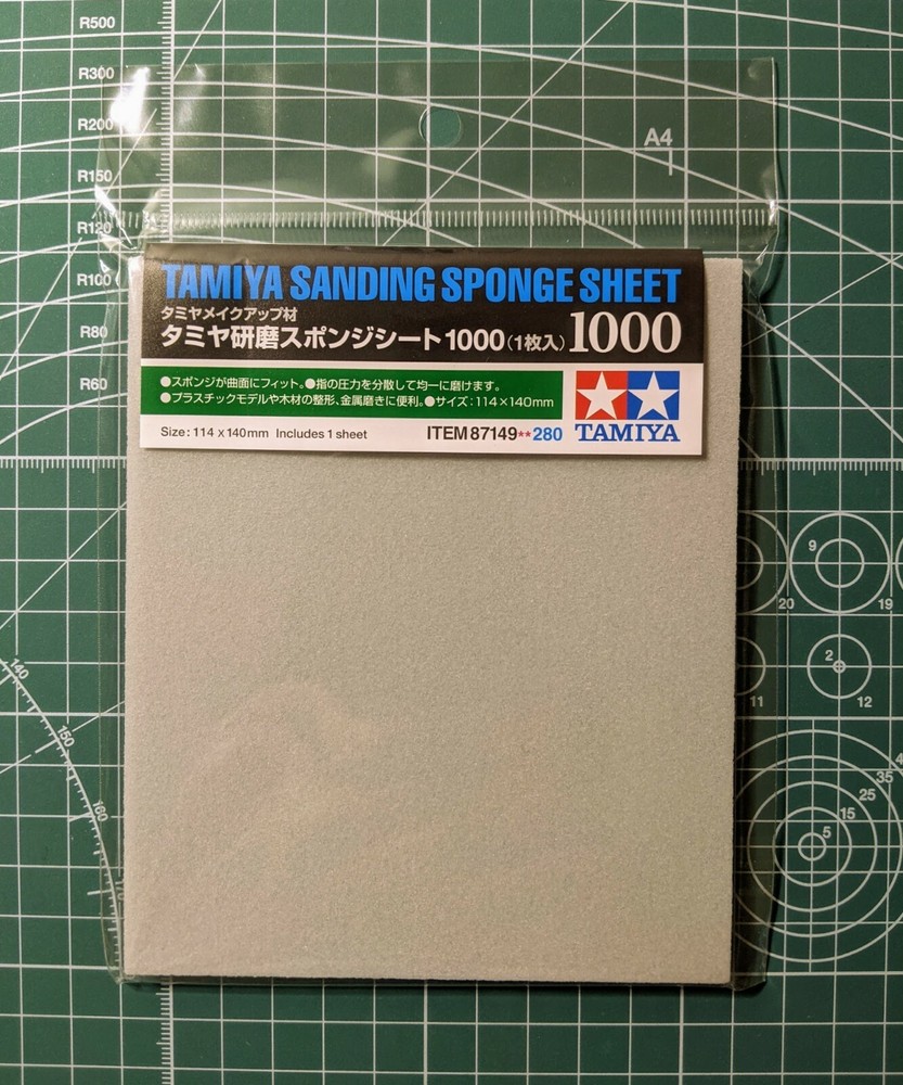 Tamiya Sanding Sponge Sheet 1000 (1pc) 87149