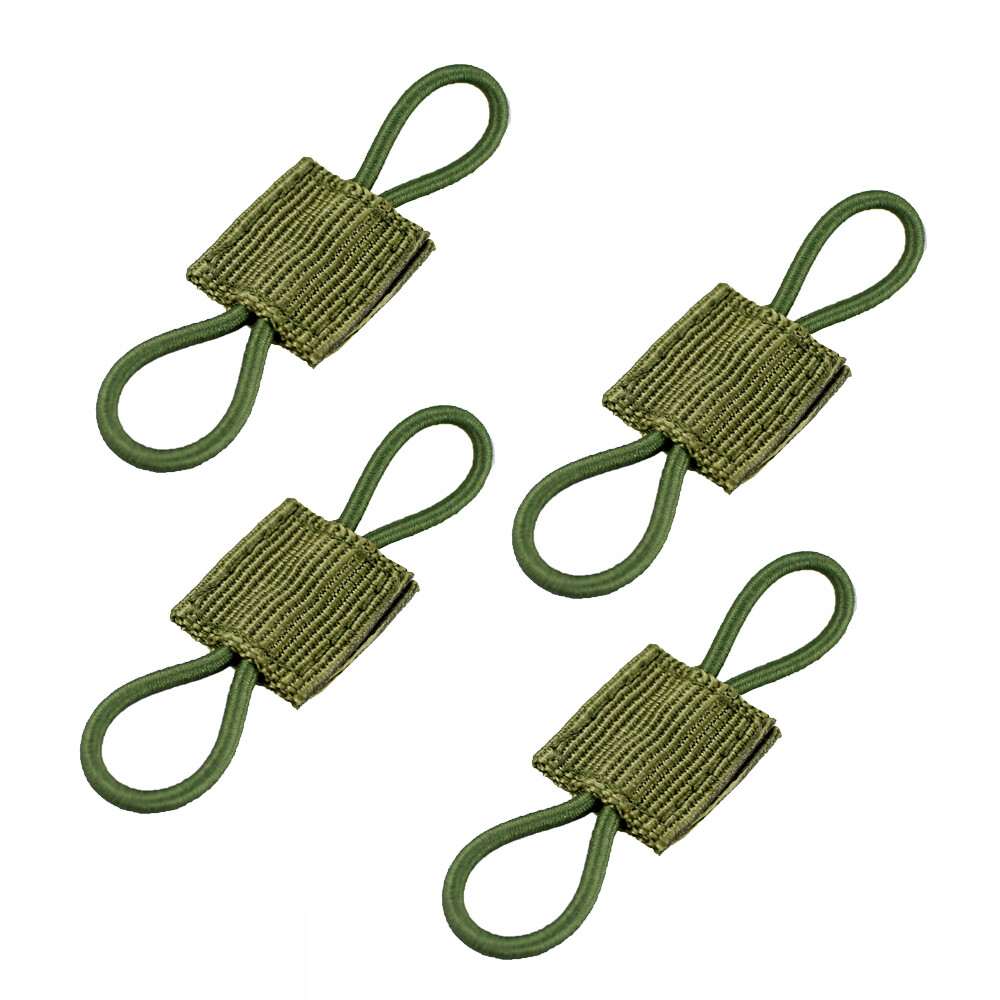 10Pcs Tactical PTT Retainer Molle Retainers Webbing Communication Cable Fastener