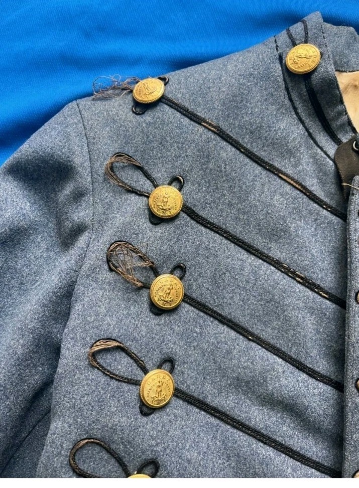 RARE ORIGINAL CIVIL WAR ERA CSA VMI COATEE UNIFORM JACKET NON DUG RELIC A+ COND