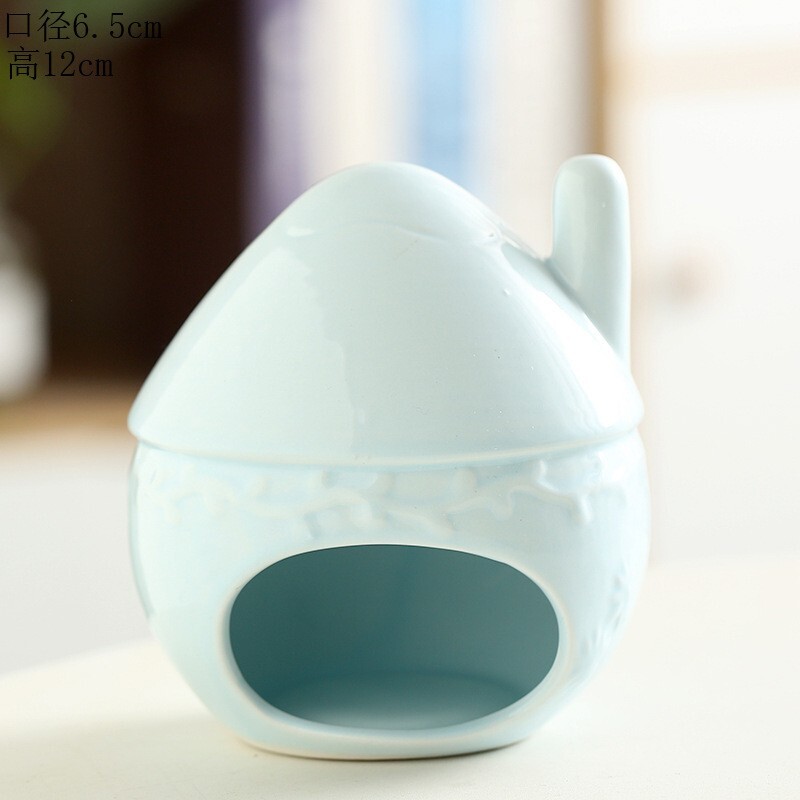 Ceramic Hamster House – Cooling Nest for Summer, Hideout Sleeping Shel