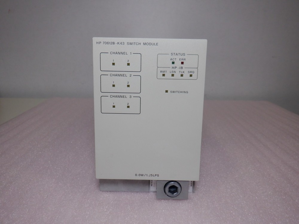 HP 70612B-K43 SWITCH MODULE