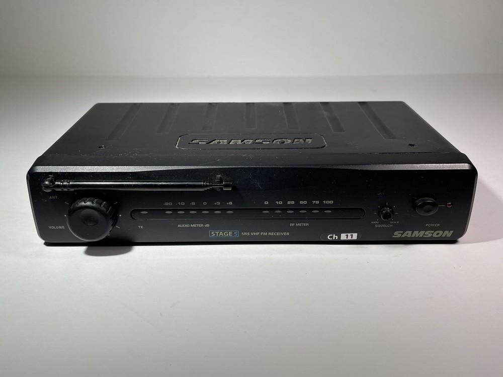 Samson VHF FM Receiver ONLY Stage 5 Model SR5 no cords