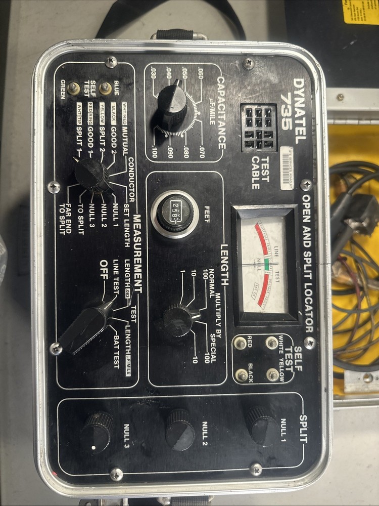 DYNATEL 735 Portable Open/Split Cable Fault Locator