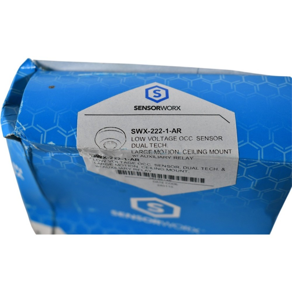 NEW SensorWorx SWX-222-1-AR Ceiling Occupancy Sensor Dual Tech