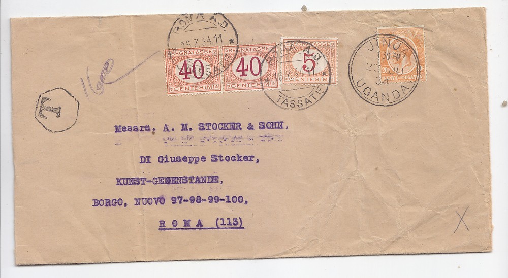 BB701-UGANDA-Letter X Roma Tassata