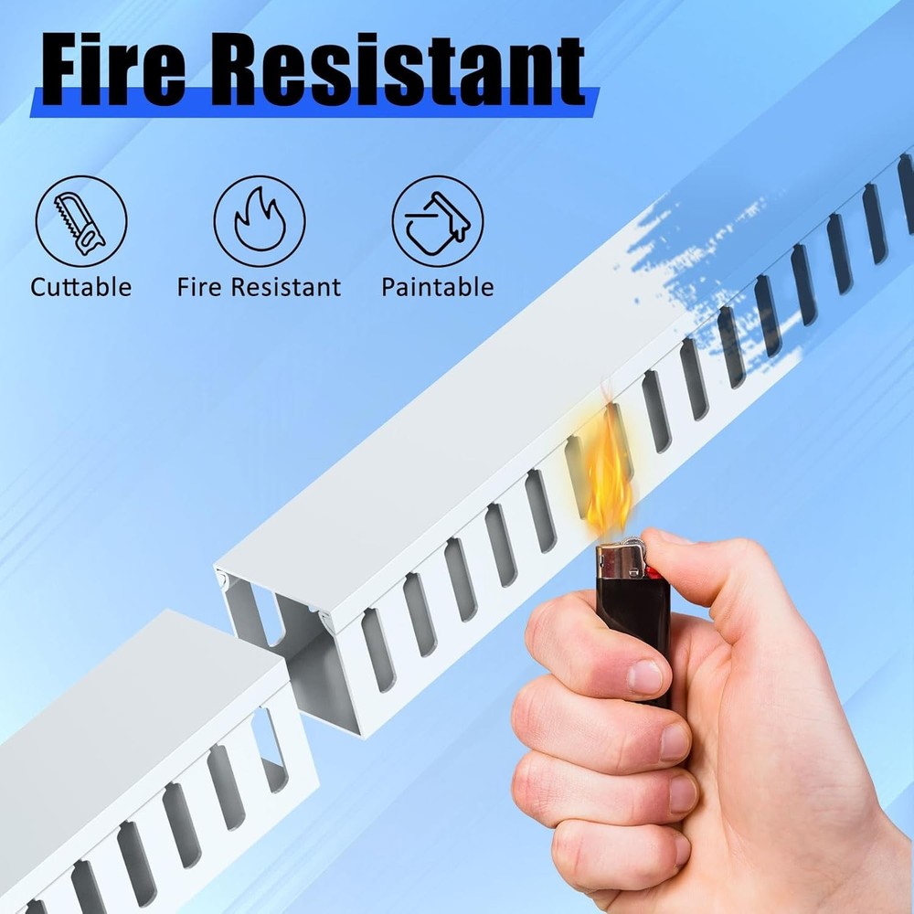 Wire Duct Kit Cable Management Raceway 123 Inch