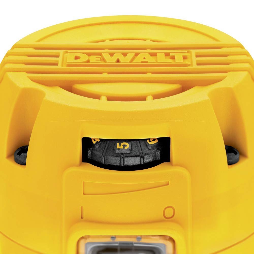 DEWALT DWP611 Compact Router – 1-1/4 HP, Variable Speed, Fixed Base, New