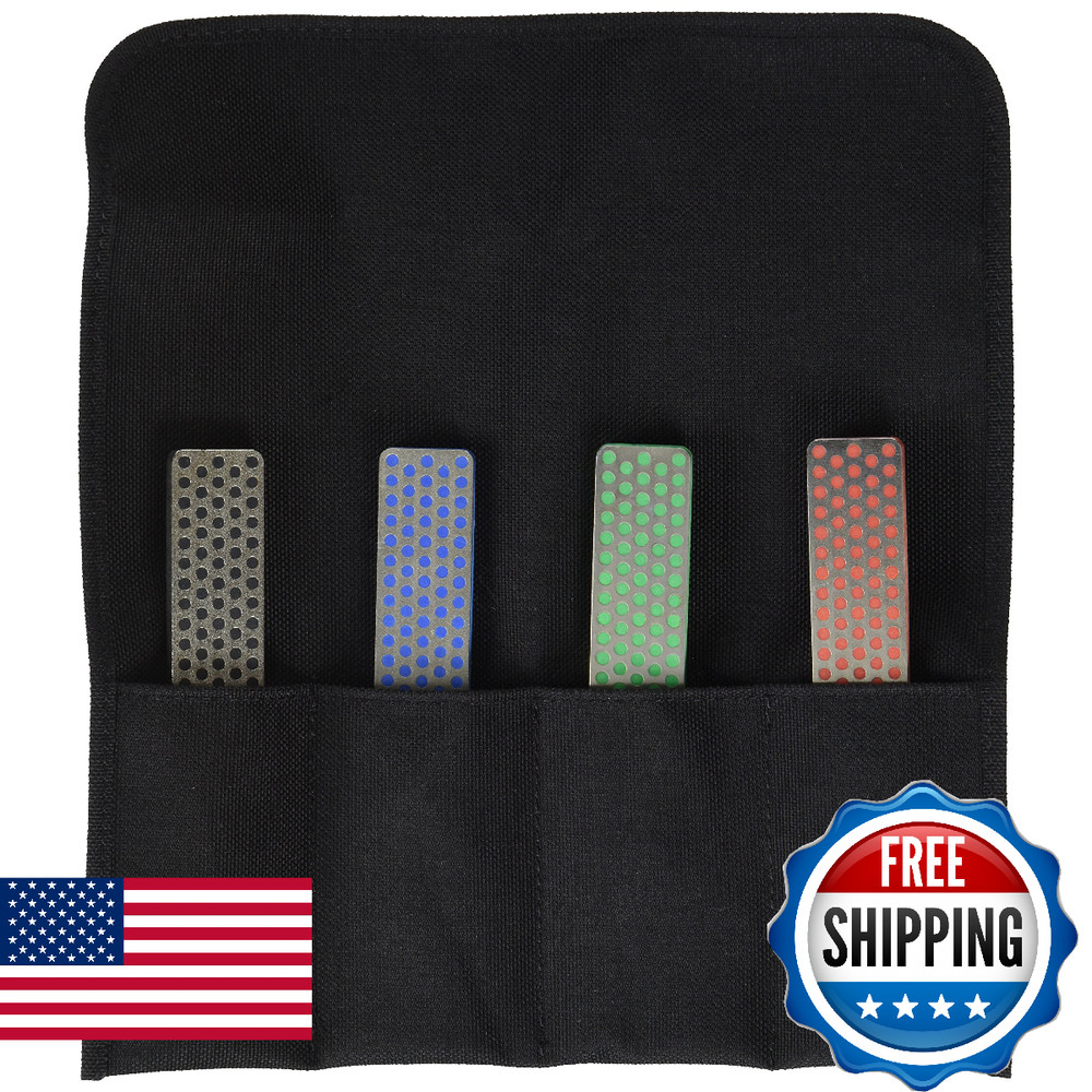Diamond Machining Technology (DMT) W4K Mini Diamond Knife Sharpener Whetstone Se