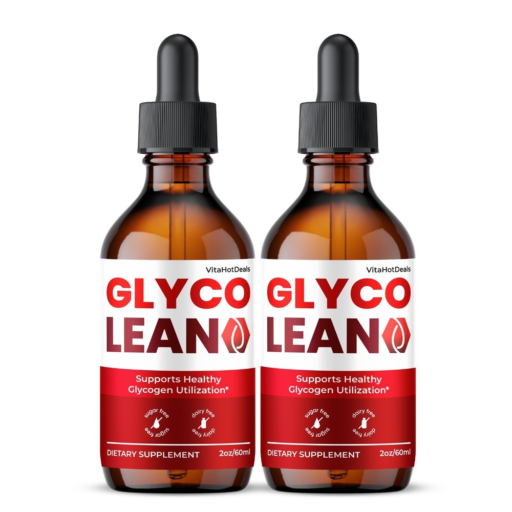 Glyco Lean Drops, Max Strength, GlycoLean Liquid Supplement (2 Pack)