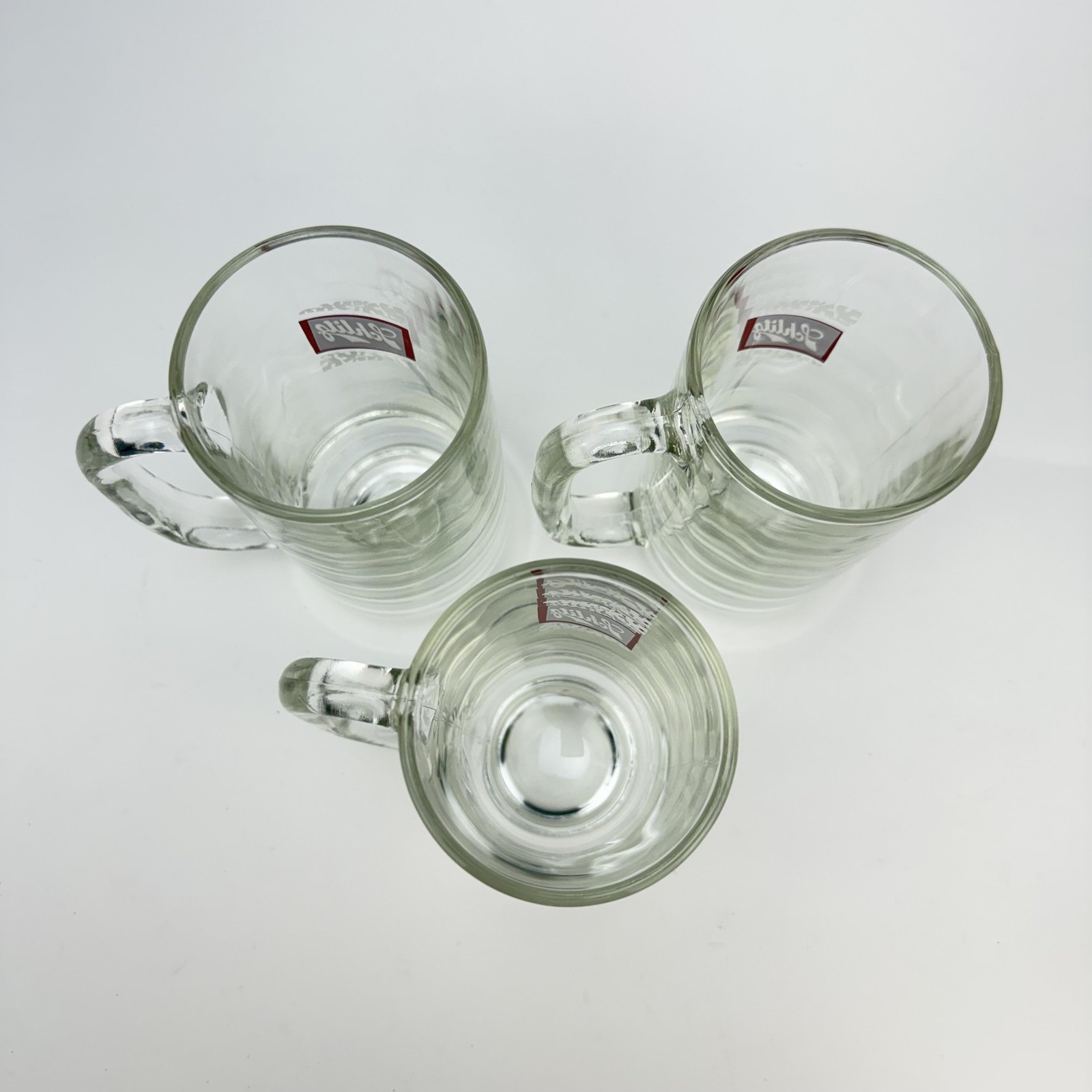 Vintage Schlitz Beer Glasses Mugs Goblets Set of 7 Barware Advertising Lot