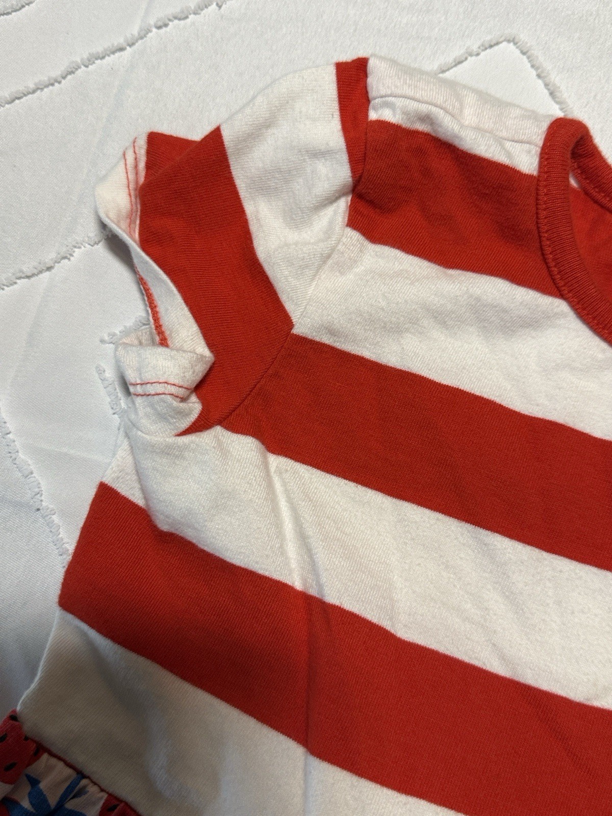 HANNA ANDERSSON T-Shirt Dress Sweet Strawberry Print Pockets 110 Girls 5