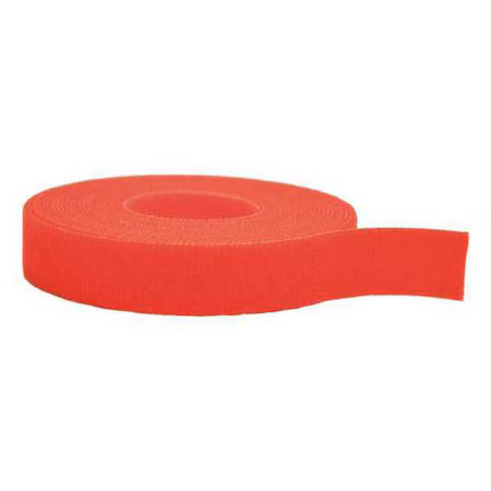 Velcro Brand 176079 Cable Tie Strap, 75 Ft L, Variable Max Bundle Dia., Orange,