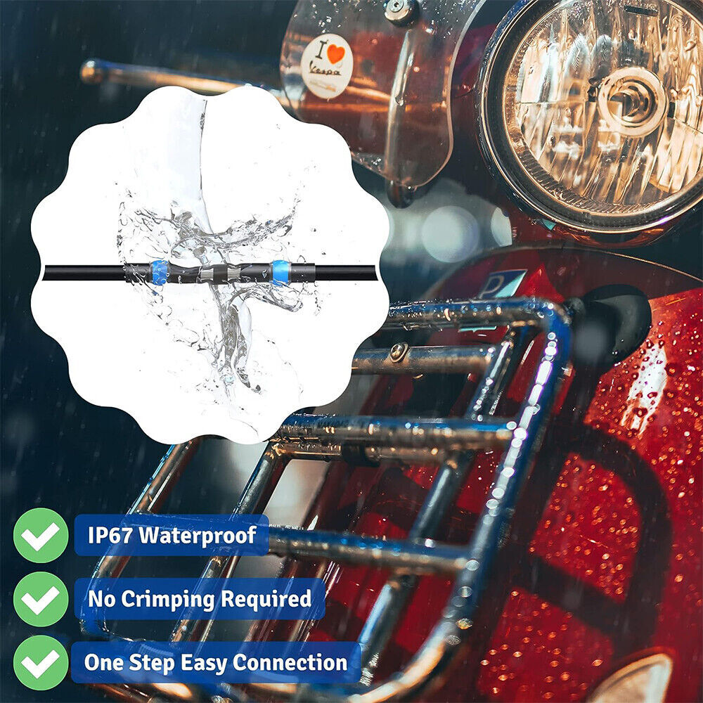 1000PCS Waterproof Solder Stick Seal Sleeve Heat Shrink Butt Wire Connectors Kit