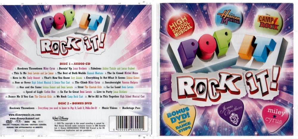 Pop It Rock It! - Various Artists (CD & DVD set 2009)
