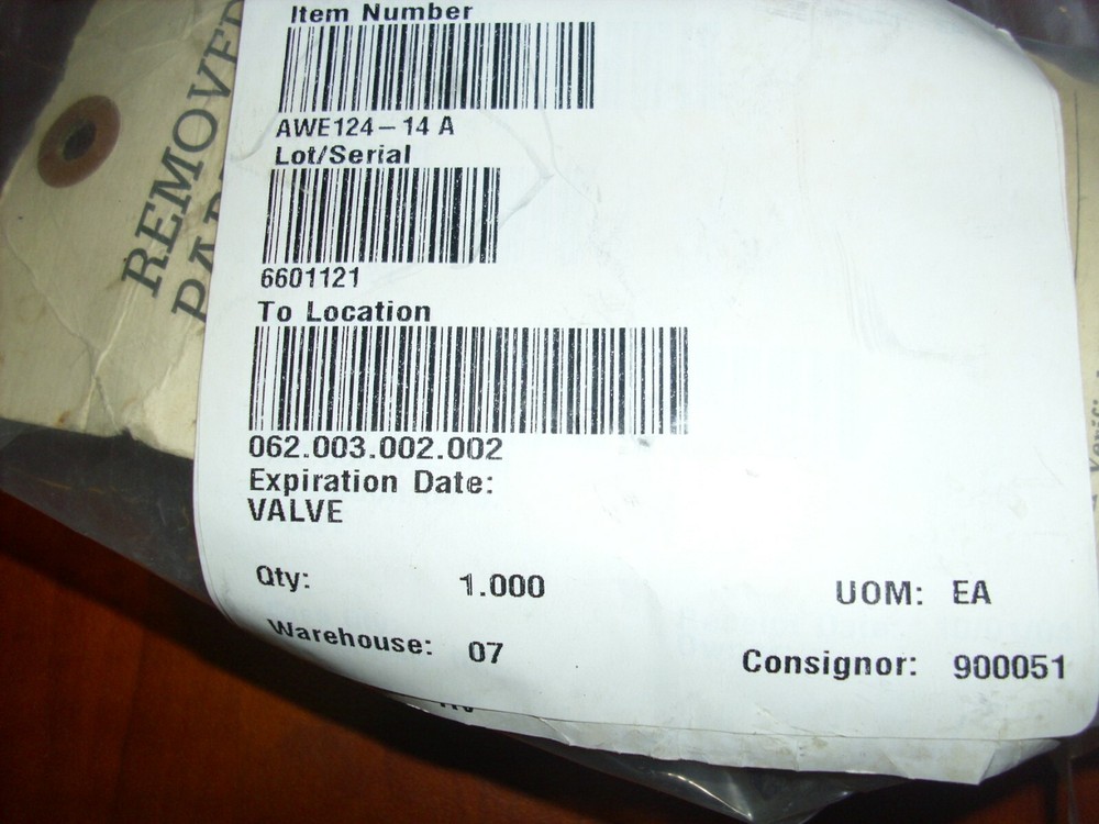 Hawker 700 Valve AWE124-14