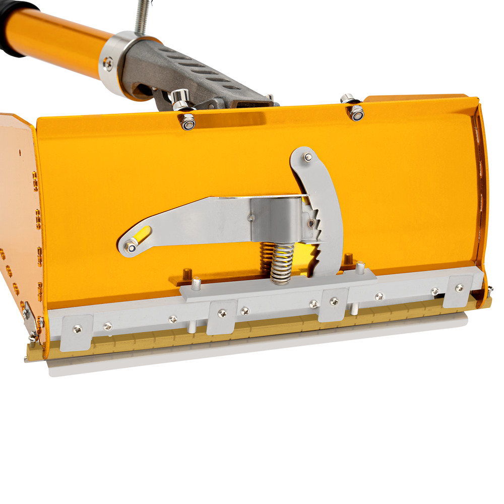 Adjustable 10" Drywall Taping Tools Flat Finishing Box Set w/ Extendable Handle