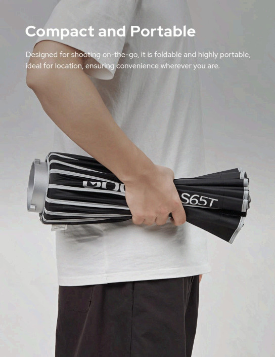 Softbox S65T 65cm Quick Release, Bowens Mount w/ Dual Diffusers