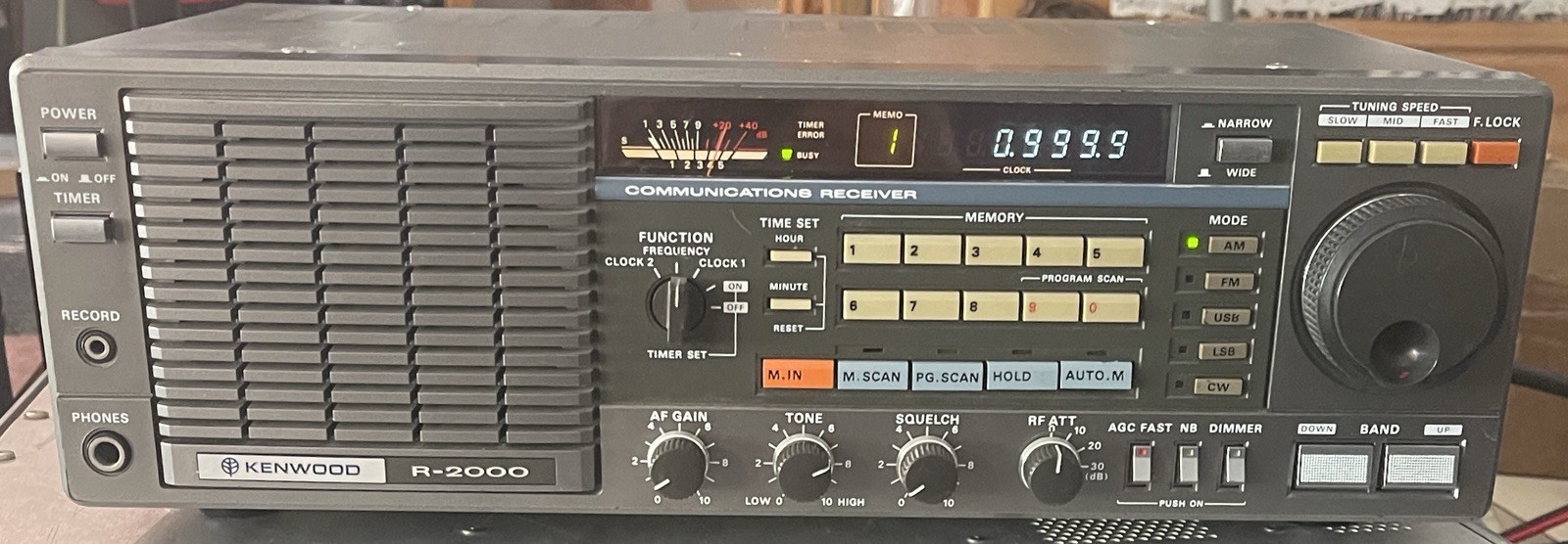 KENWOOD R-2000 Shortwave AM CW SSB Radio Tested Working Fine