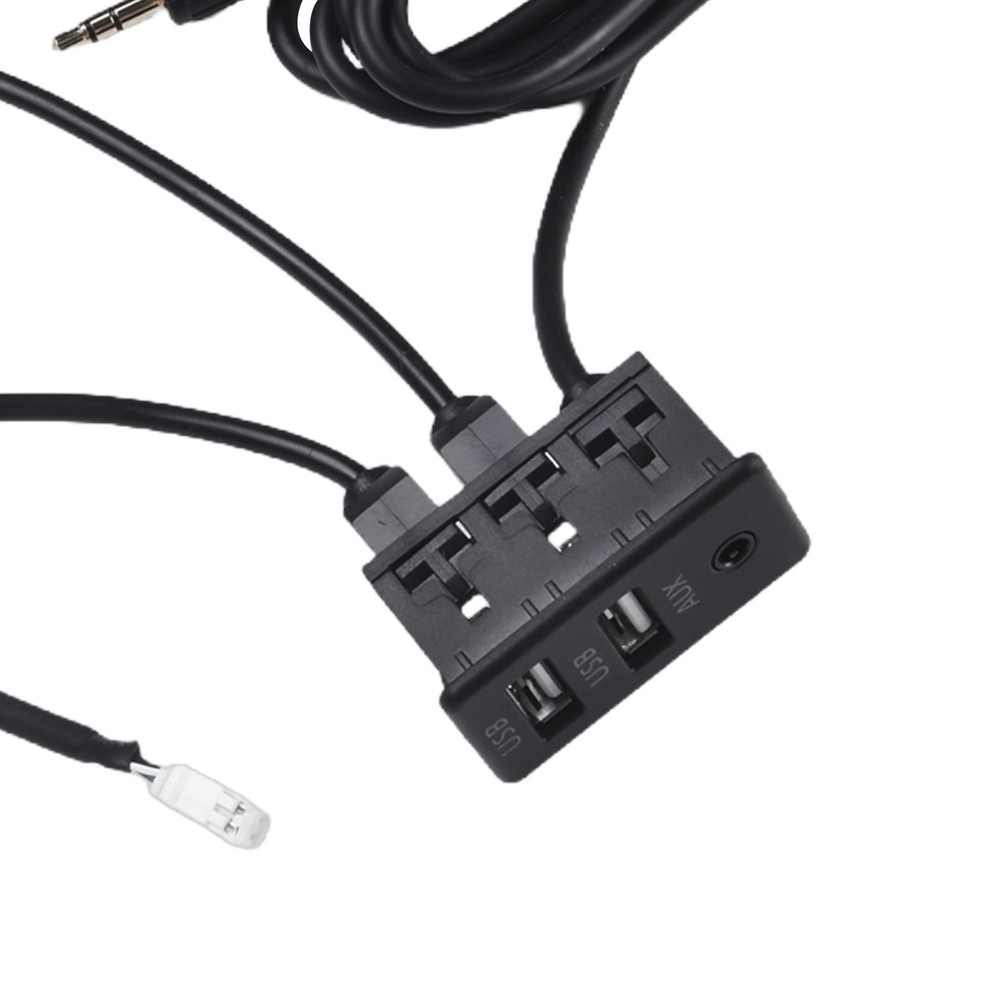 Convenient Car for DASH Mount USB AUX Port Panel Interface Extension Adapter