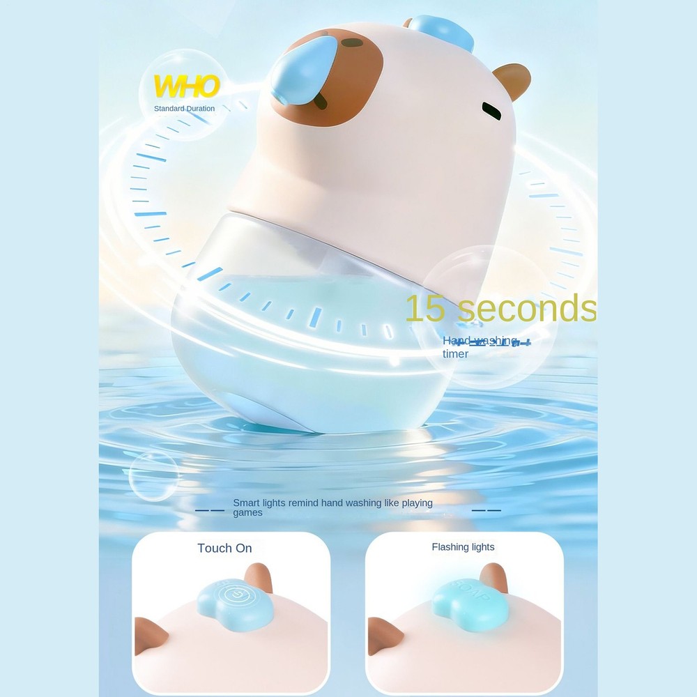 Automatic Soap Dispenser for Kids Capybara Touchless Foaming Hand Soap Dispenser