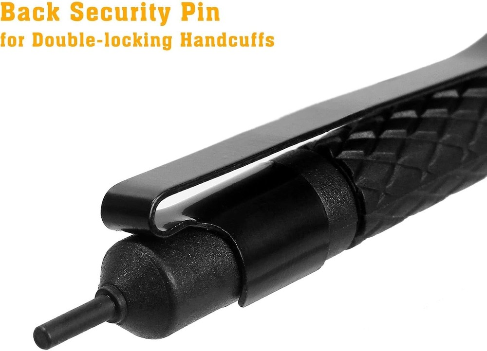Quick-Access Oversize Handcuff Key - Textured Grip, 4" Durable Tactical Tool
