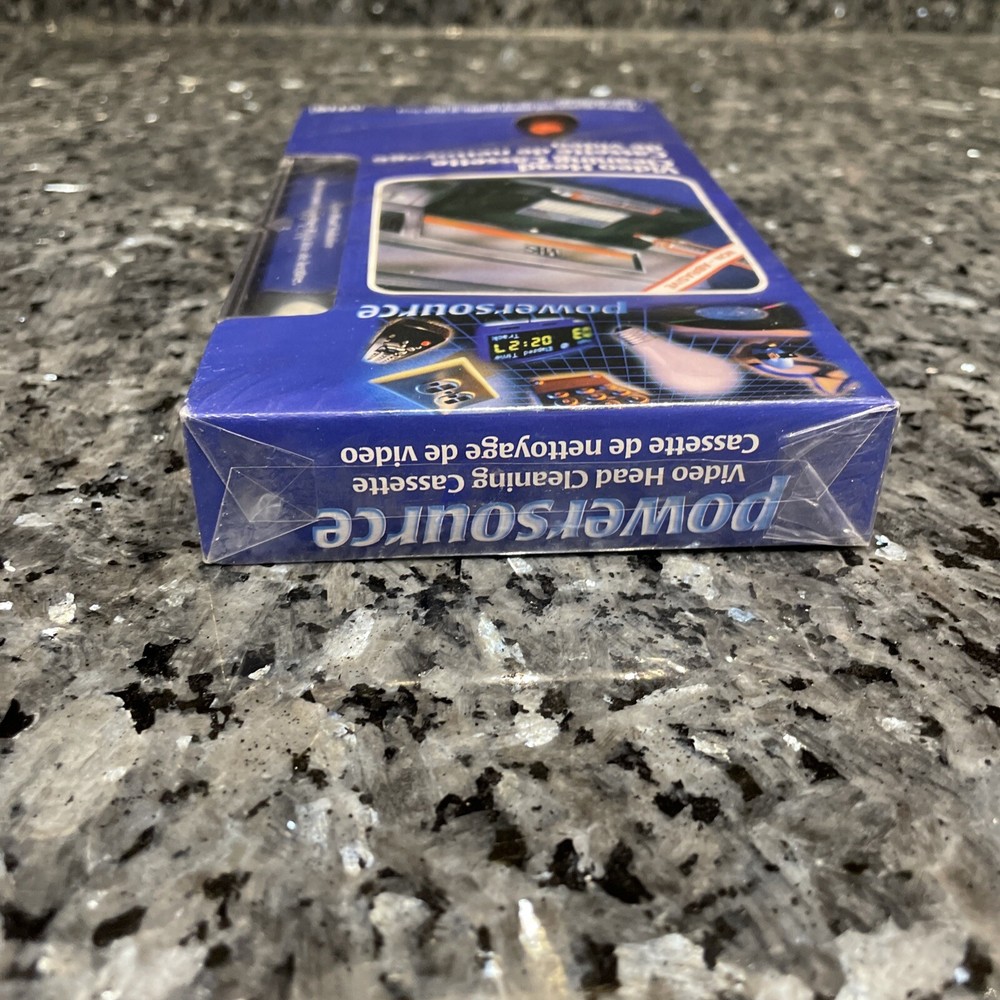 Powersource VIDEO Cassette Cleaning System VHS Scientific Formula Non Abrasive