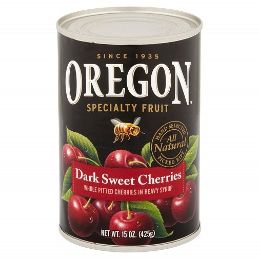 Oregon Specialty Fruit Dark Sweet Cherries 3 Can Pack