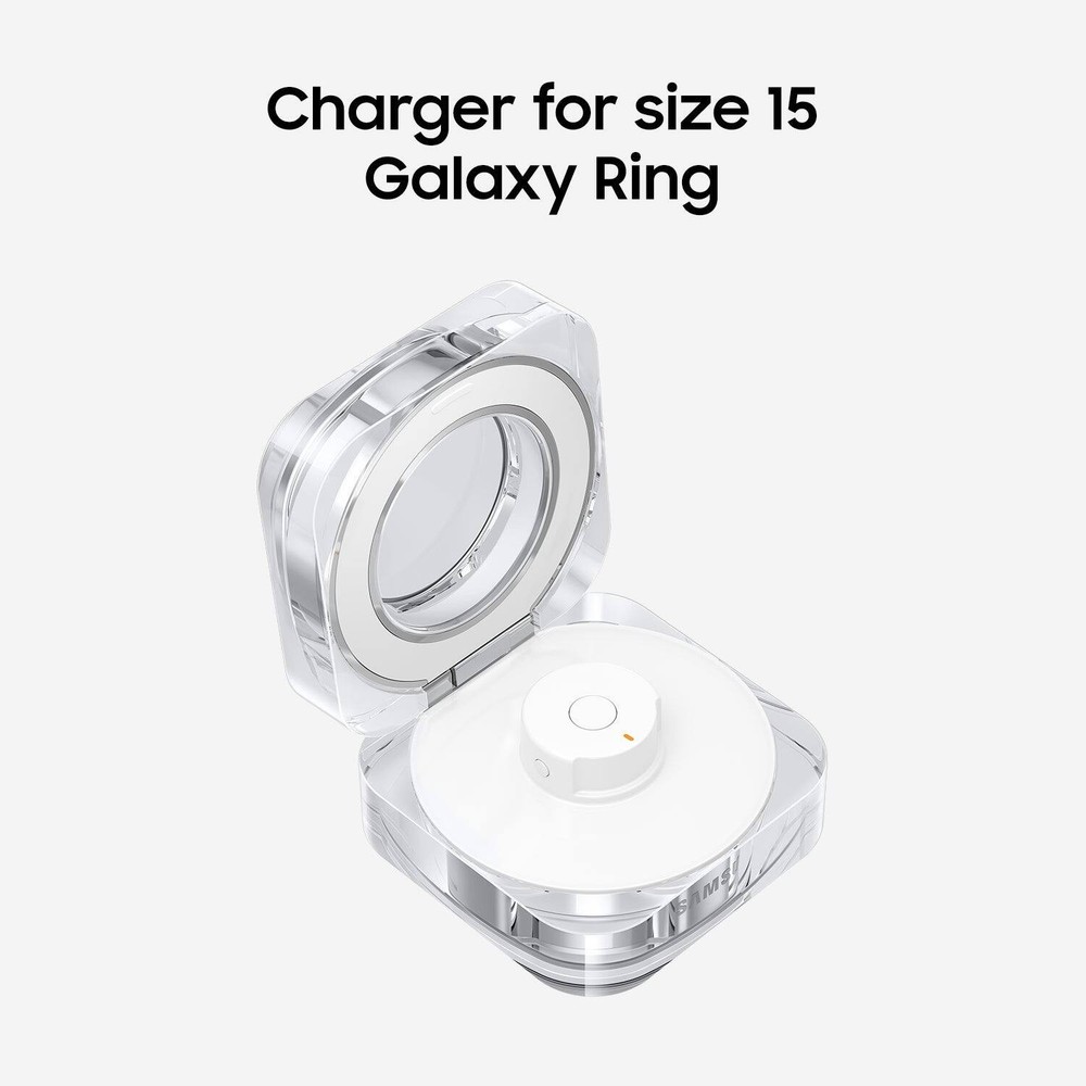 Samsung - Galaxy Ring Charging Case Size 15 - White