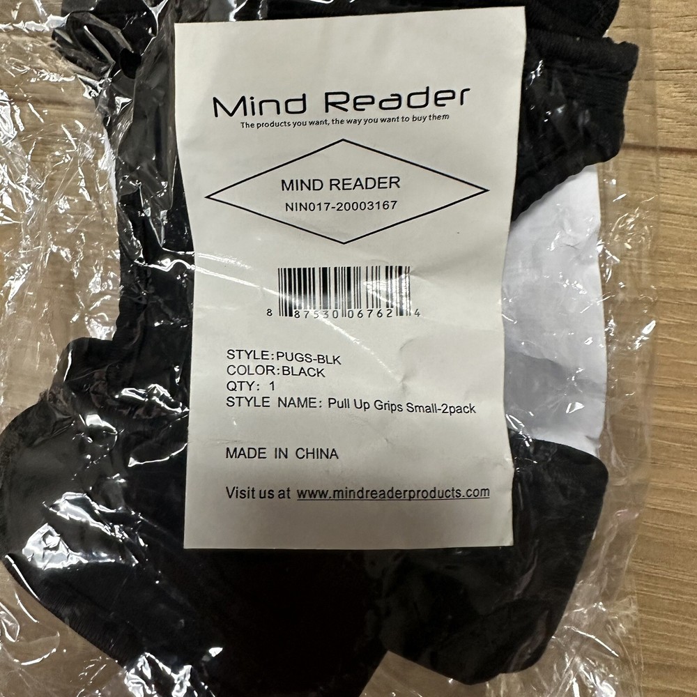 Mind Reader Pull Up Grip Gloves Small 2 Pack New New In Package