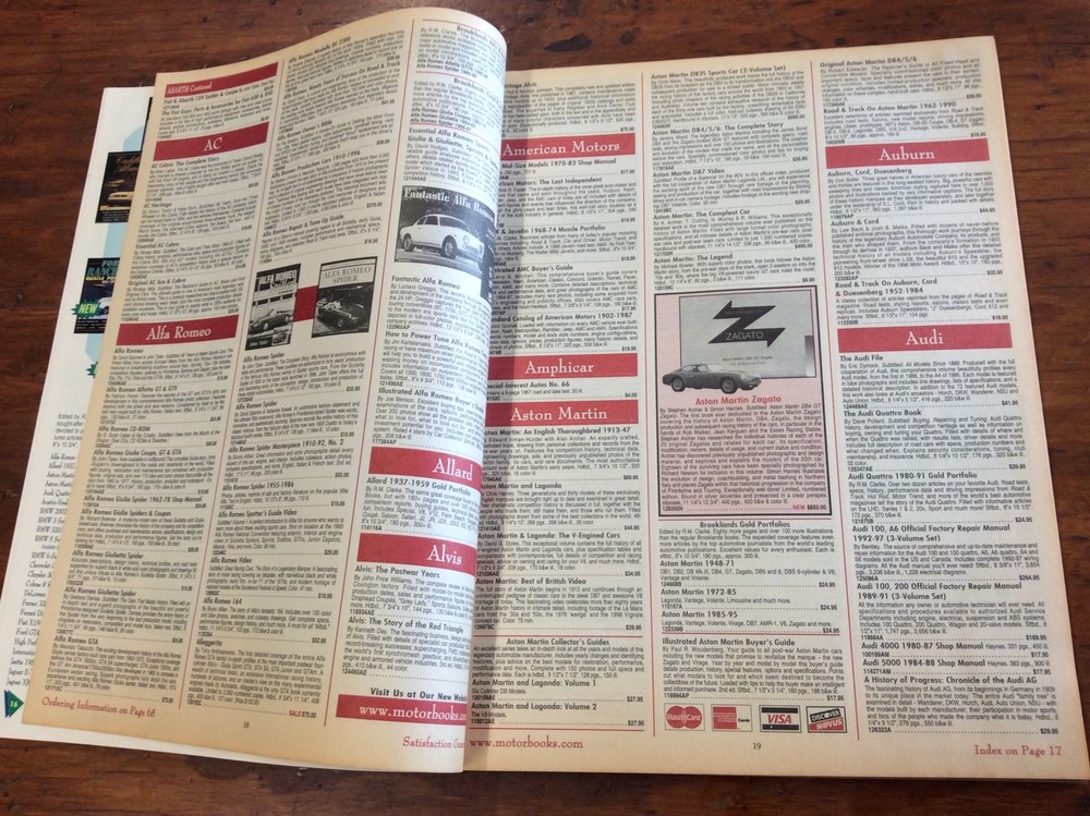 Classic Motorbooks 1999 Winter Catalog