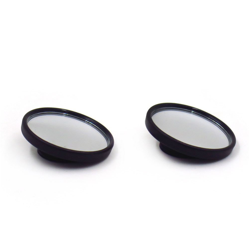 2 Pcs Universal 2" Round Angle Rear Side View Blind Spot Mirror for Car