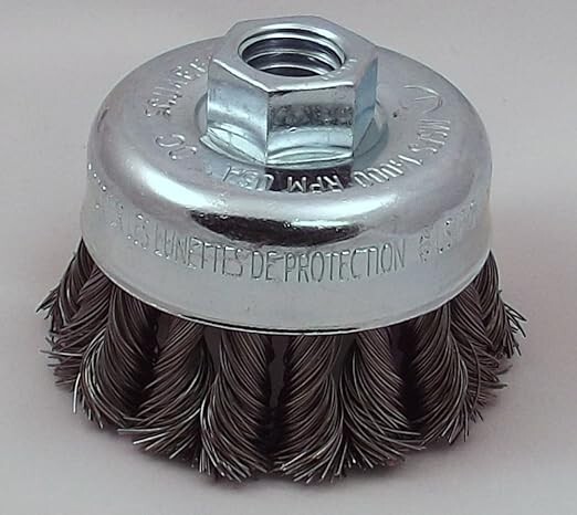 Schaefer Brush 2-3/4" Wire Knot Cup Brush 03529- Full Cable