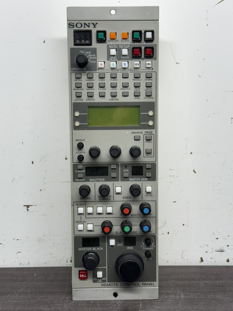 Sony Camera Control Unit CCU-TX7 W/ Remote RCP-TX7 - X68