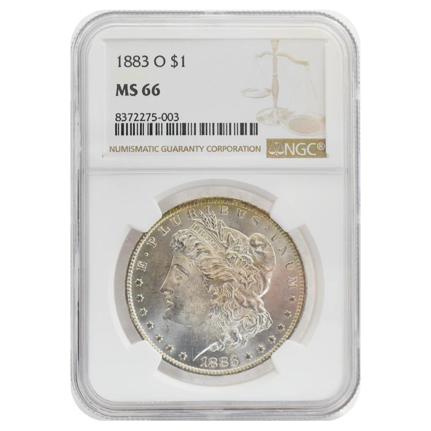 1883-O Morgan Dollar MS66 NGC