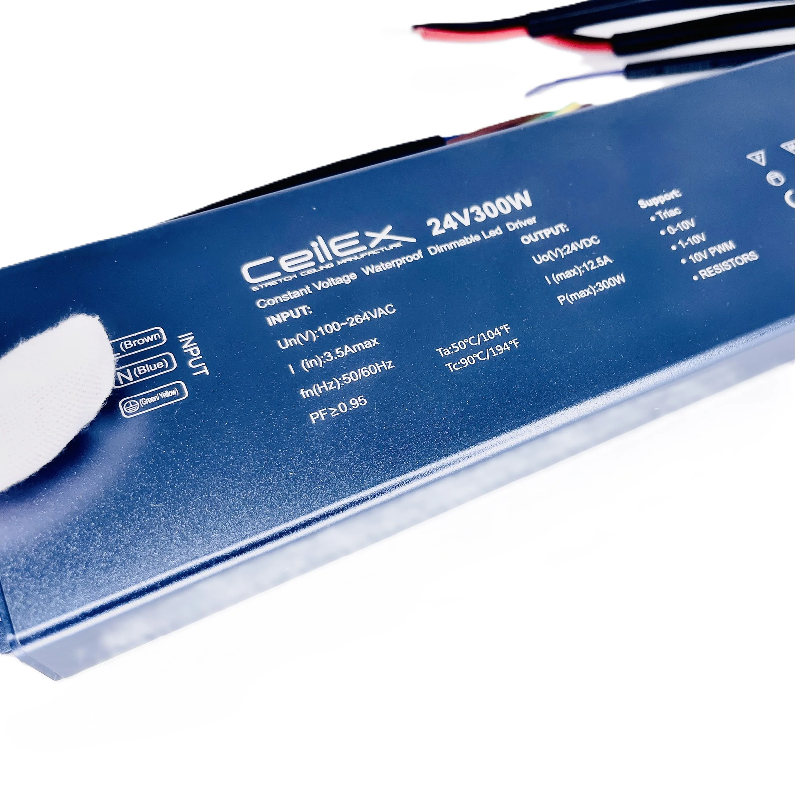 Dimmable TRIAC LED Driver 24V 300W IP67 Power Supply Transformer + UL Listed