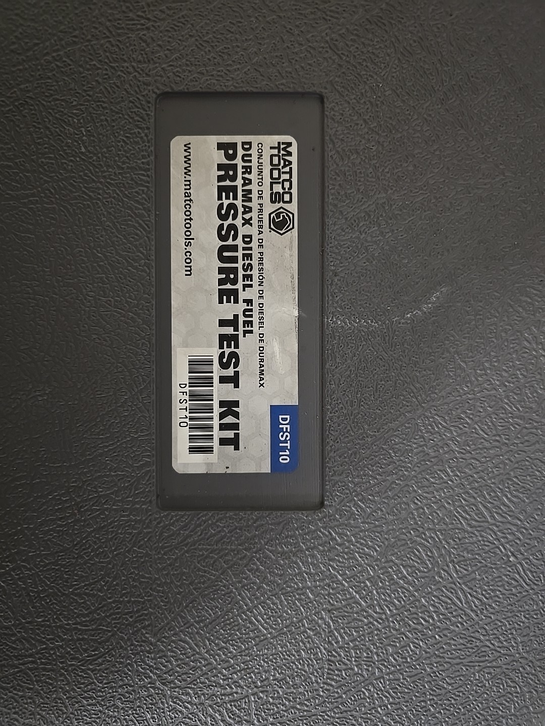 Matco Tools Duramax Diesel Fuel Pressure Test Kit Dfst10