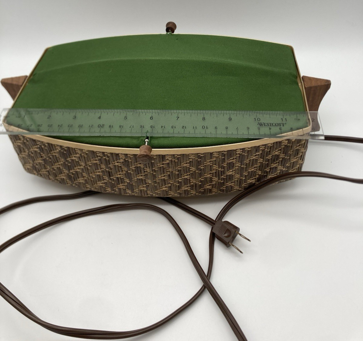 Vintage MCM Wards Signature Electric Bun Bread Server Warmer (Tested Works)